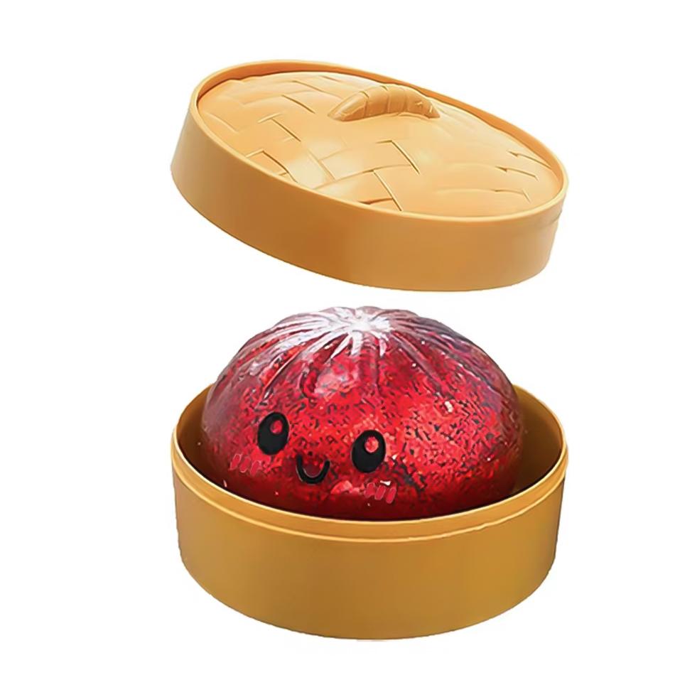 Blind Box Colorful Glitter Dumpling Squishy Relaxing  Antistress Enhance Happiness Rebound Squeeze Reliever Toy
