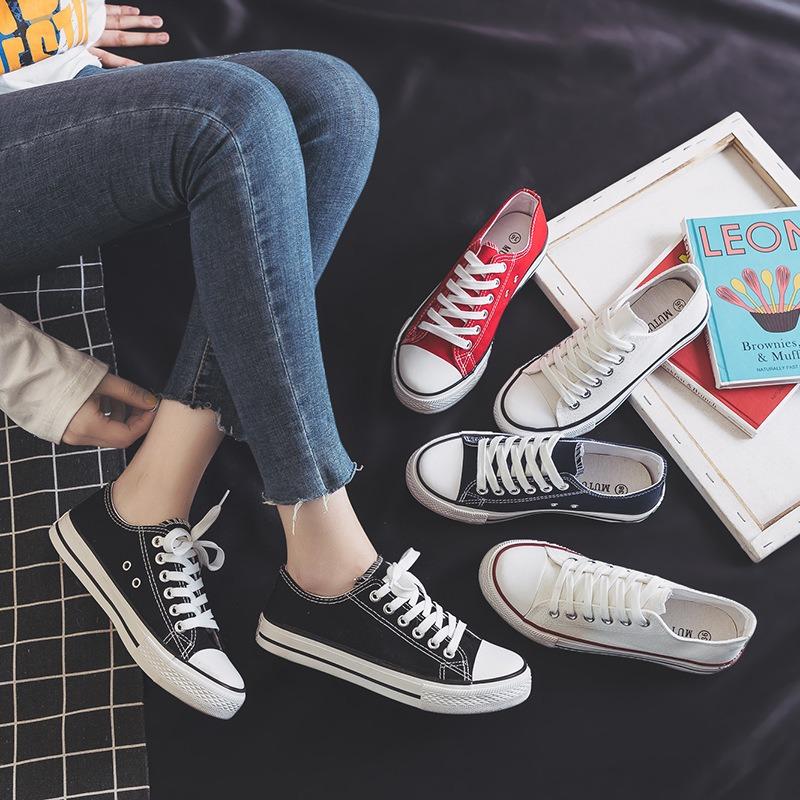 Distribution of classic evergreen canvas shoes, rubber shoes, student cloth shoes, low-top shallow mouth women's shoes