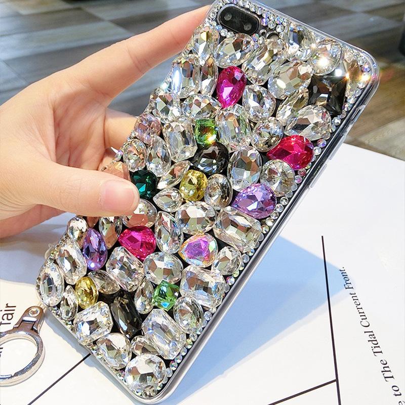 Apple 17 Mobile Phone Case Is Suitable For Iphone16Promax Rhinestone Xs Colorful 12 Transparent 15 Acrylic Women'S Models.