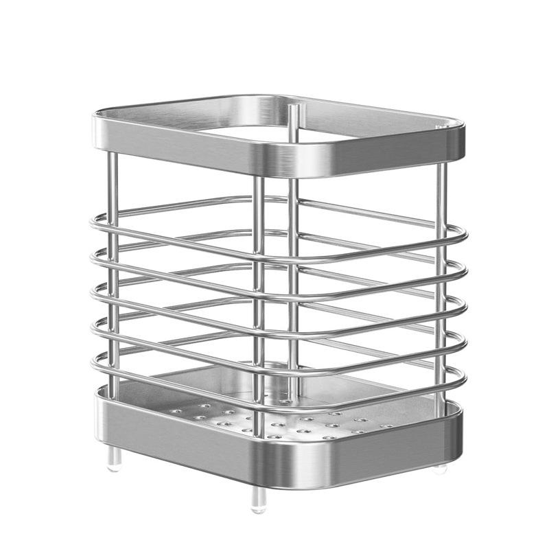 Stainless Steel Electric Toothbrush Wall Holder & Toothpaste Draining Rack