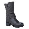 Autumn Winter Mid Calf Boots Women Retro Zipper Women 'S Shoes Fashion Leather Water Proof Belt Buckle Casual Martin Boots