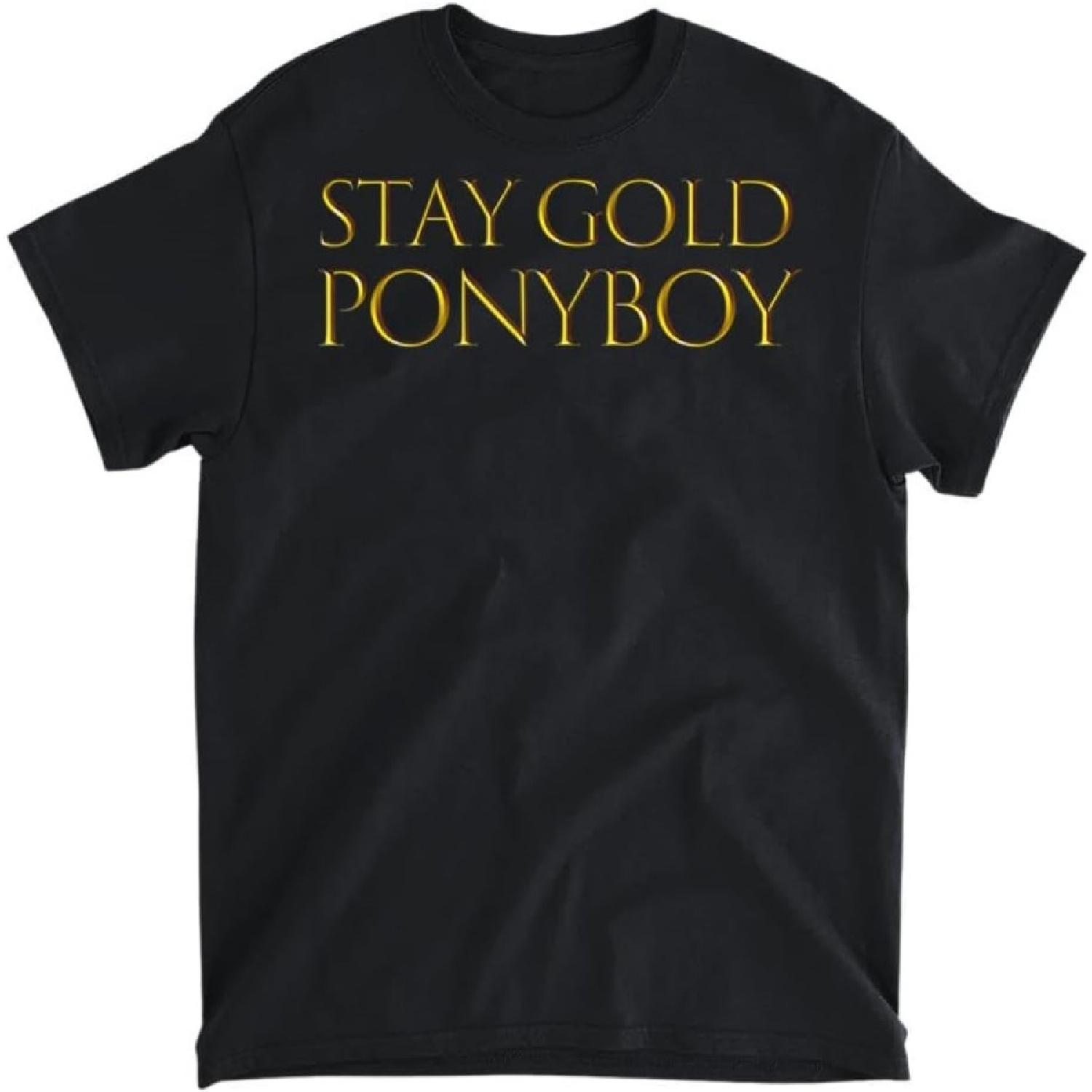 DHPSHOP Stay Gold Ponyboy T-Shirt, Long Sleeve Shirt, Sweatshirt, Hoodie Unisex Adult Size Made in Canada XXXXXL разноцветный