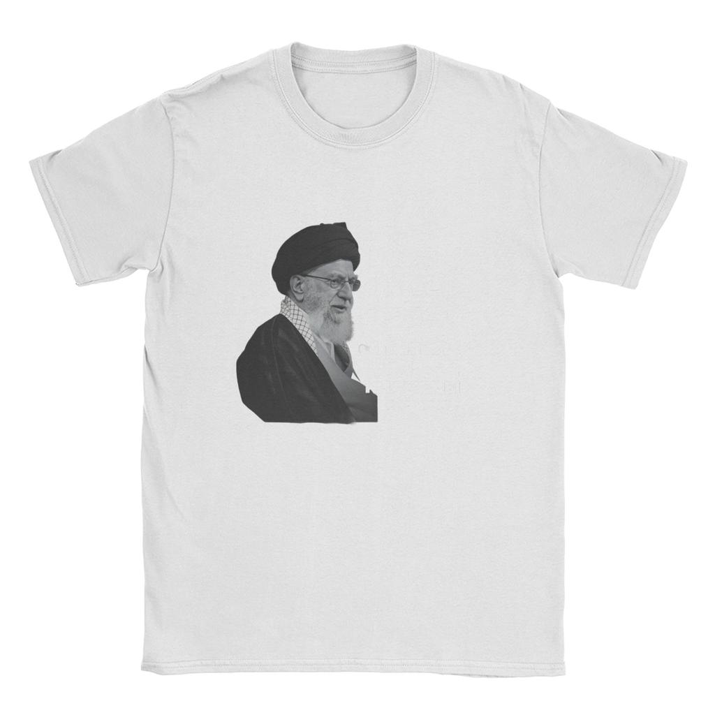 SSeyyed Ali KKhamenei T Shirts for Men Cotton Cool TShirts Round Neck Tee Shirt Short Sleeve Tops Printing