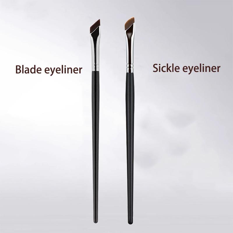 Sickle Eyeliner Brush Eyeshadow Blade Brush Detail Brush Diagonal Eyebrow Brushes Undereyelid To Sleeping Silkworm Makeup Tools