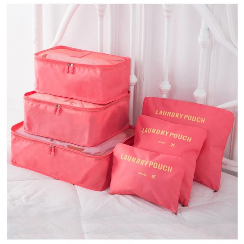 Набор из шести органайзеров для путешествий: Сумки для хранения одежды и нижнего белья Small