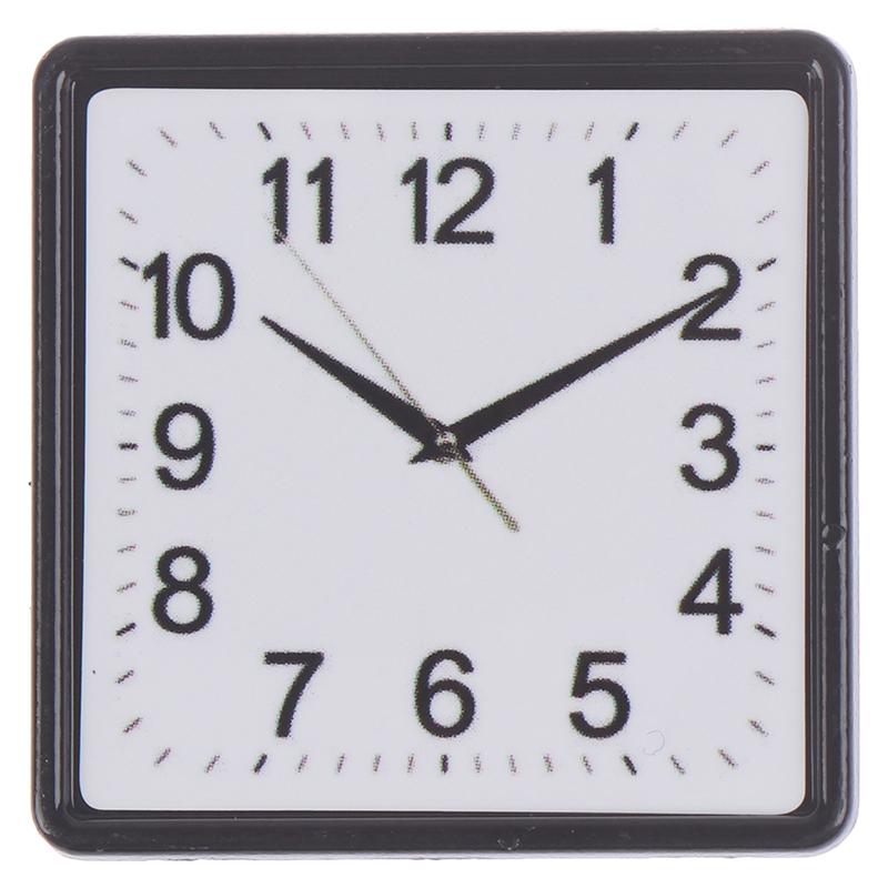 

1:Миниатюрные настенные часы для кукольного домика из смолы в масштабе 1/12, аксессуары для домашнего декора, игрушка чёрный