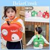 Eva Appleshaped Kids Backpack With Breathable Mesh For Kindergarten Children