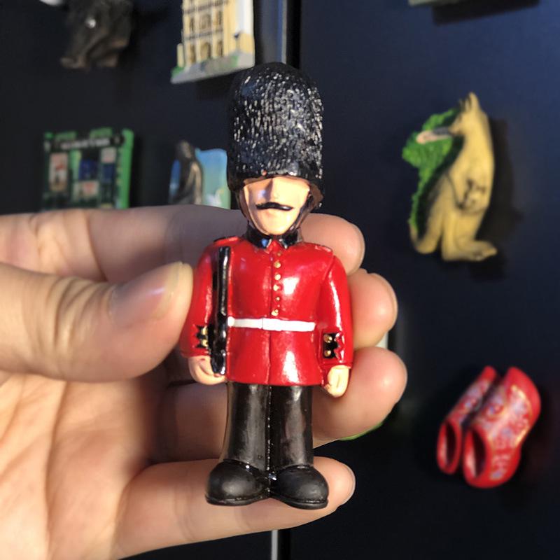 3D City Travel Souvenir Magnets: European and Global Regions