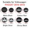 Rsq1 For VW Passat B8 2016 2017 2018 Logo Car Badge Hood Front Grille Rear Trunk Emblem Decoration Accessories Replacement Parts