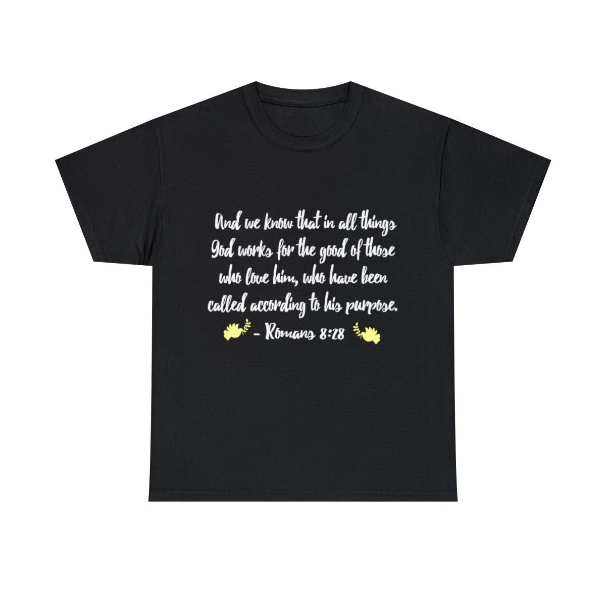 Romans 828 Graphic Tee Shirt, S-5XL L