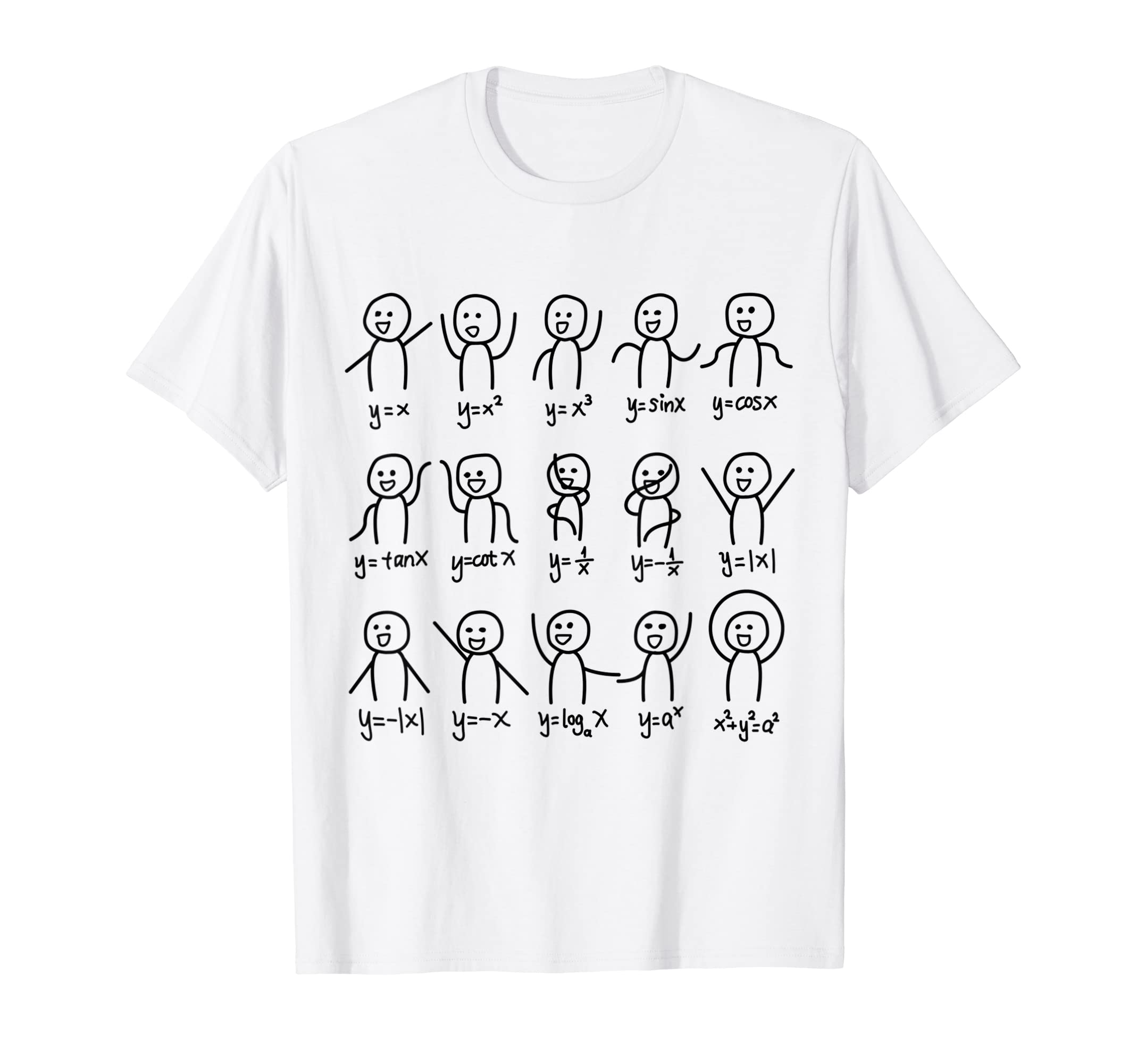 

Algebra Dance Funny Function Graph Diagram Math Equation T-Shirt