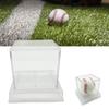 Baseball Vitrine Acryl Klar Baseball Vitrine Quadratischer Würfel Erinnerungsstücke Ausstellungsbox Baseball Schutz