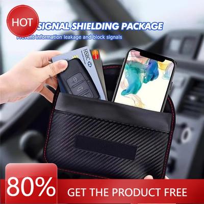 Car RFID Signal Blocking Key Fob Protector Anti-Theft Pouch For Mercedes Benz CLK GLC W212 C200 C300 W203 W204 W205 W169 W176