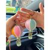 Phone Straps  Air Balloon Diy Keychain Leather Versatile Car Key Ring Handmade Ins Keychain Lanyard Bag Charms