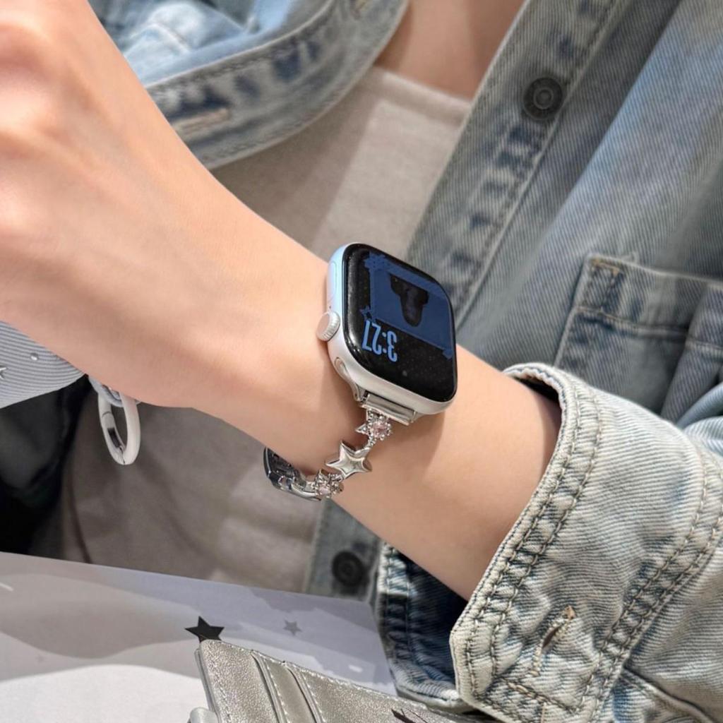 Zircon Chain Metal Strap for Apple Watch 11th Gen & UltraSE