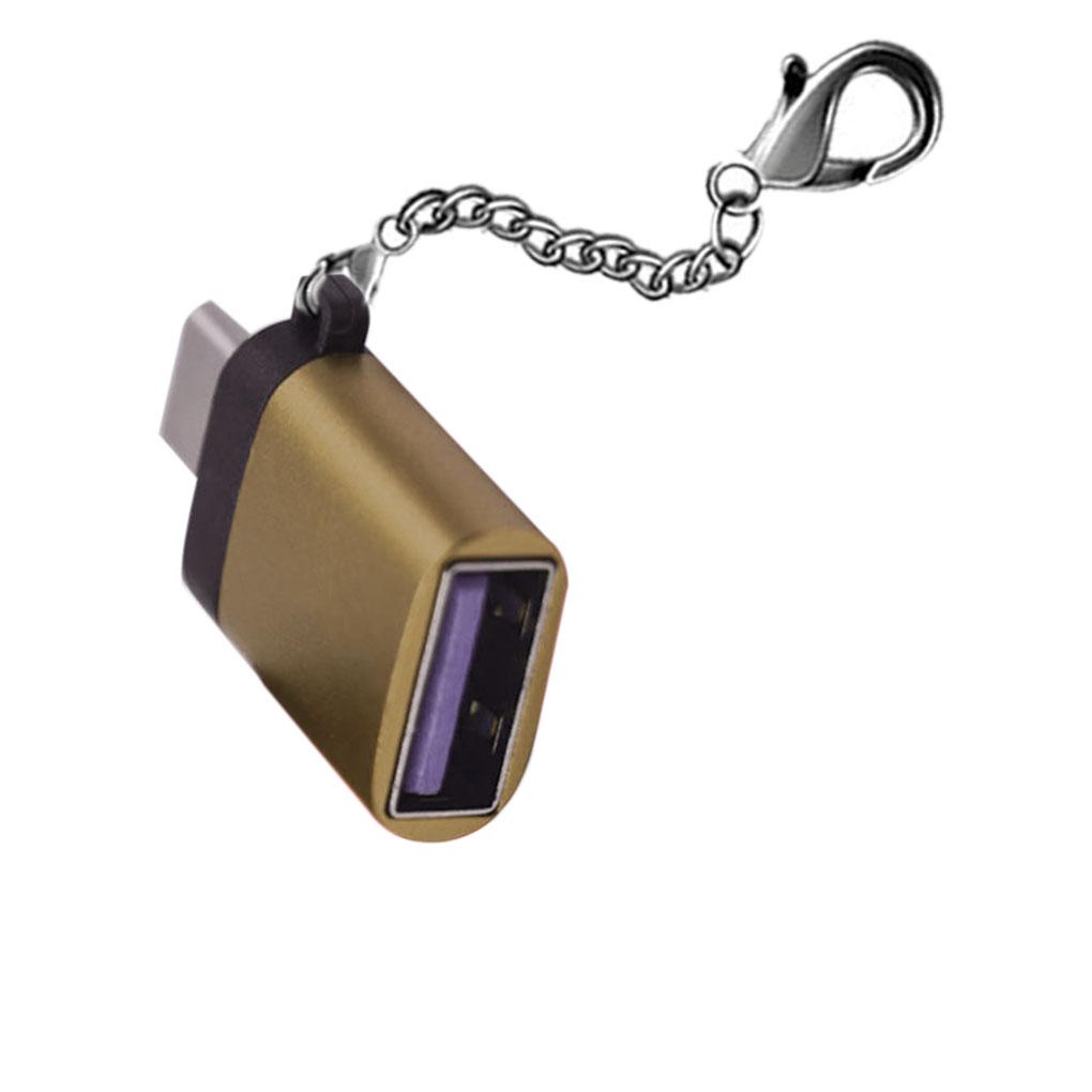 USB C Adapter Multipurpose Portable Type C to USBA Connector For Laptops Chargers Device Portable