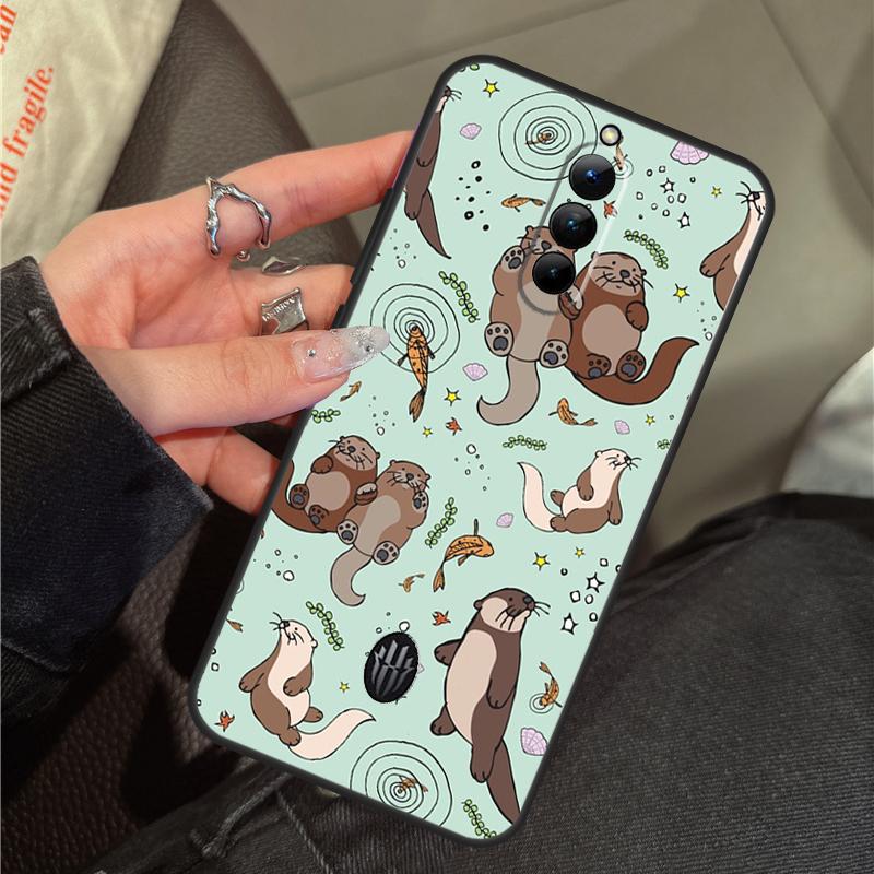 

Sea Otter Pattern Case For ZTE Nubia RedMagic 11 9 8 10 Pro Plus 8S 9S 10S Pro 5G 5S 6 7 6S 7S Pro 10 Air Cover Red Magic 10 Air