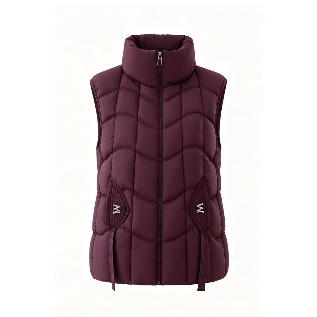 Winter cotton-padded vest short slim and thin versatile cotton-padded clothing fashionable small mother age-reducing cotton-padded jacket vest tide