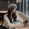 Cappelli con cappuccio in pelliccia di coniglio da donna in stile coreano per autunno e inverno - Alla moda, caldi e perfetti per viaggiare o per lo street style