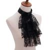 Multipurpose Jabot Collar Multilayer Lace Collar for Masquerades Parties Cosplay Event Costume Neckpiece Collar All Age