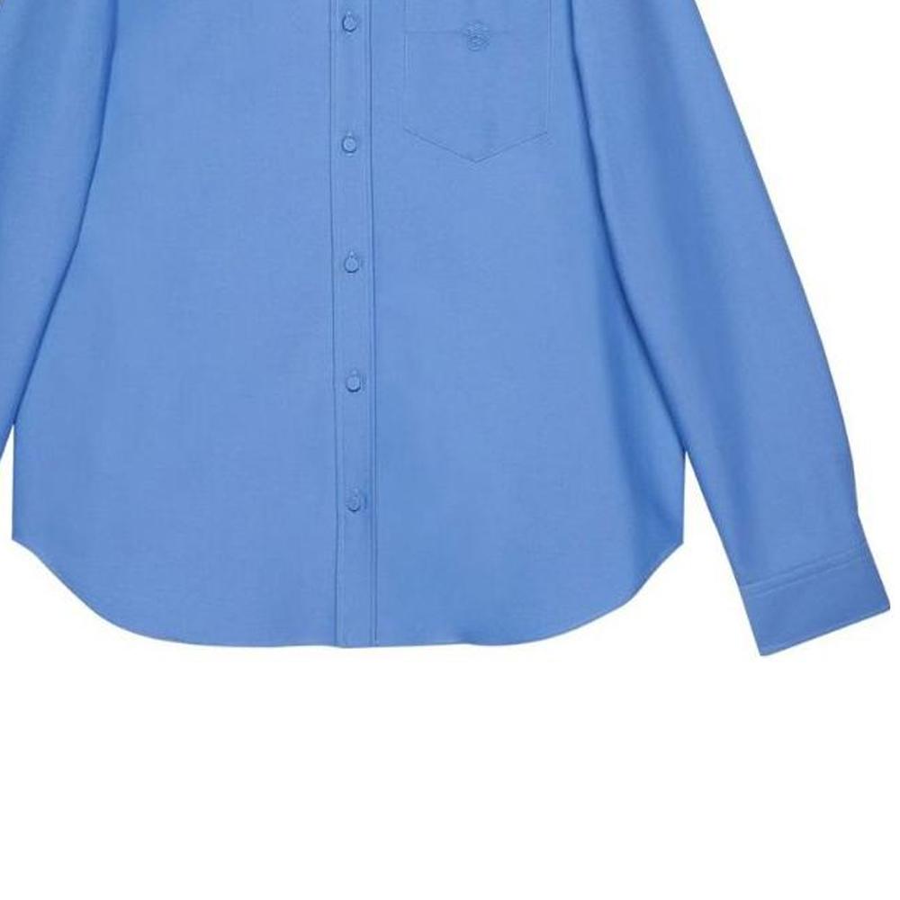 GUCCI Shirts Men's Blue Pointed Collar Moderate Other 733301-ZAMA5-4331