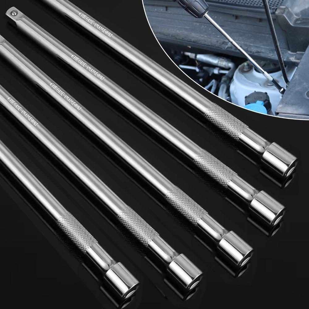 3/8 1/4 Sleeve Extension Rod about 250mm Long Chromium Vanadium Alloy Durable for Car Repairs Long Bar Steering Sleeve Hand Tool