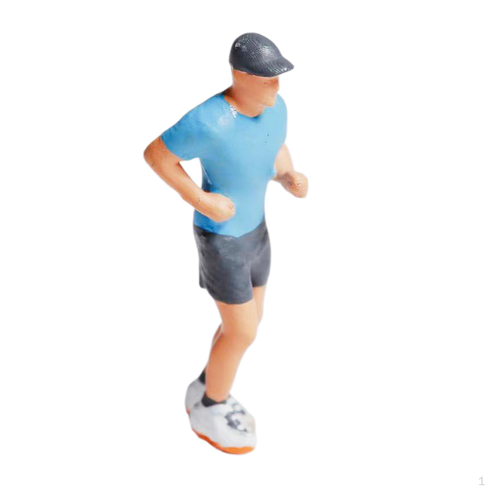 

1/8 HO Resin People Character Action Figure Doll для Micro Scene DIY Train Model Layout Decor cm Blue Male E