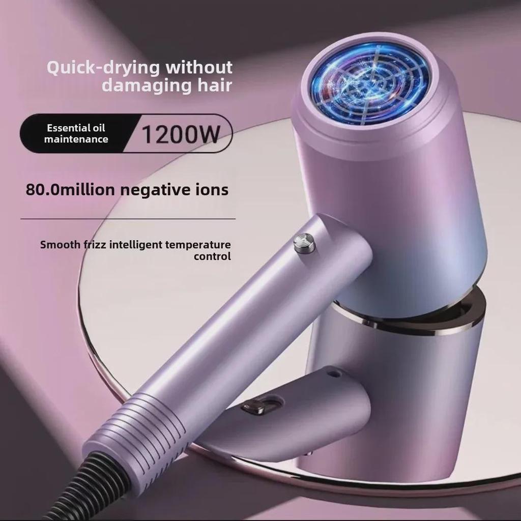 High-Power Hair Dryer with Ion Care and Hot/Cold Settings