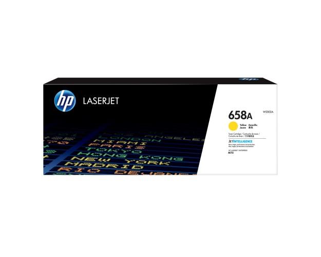 HP 658A (W2002A) Toner Cartridge, Yellow