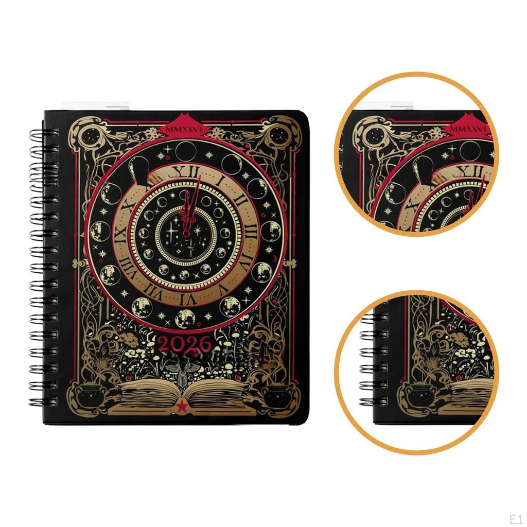 Planner Planning Book with Colorful Tabs Calendar Writeable Paper Pages