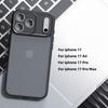 For Apple iPhone 17 Pro Frosted Case iPhone 17 Pro Funda Coque Matte Transparent PC Shockproof TPU Phone Cover iPhone 17 Pro