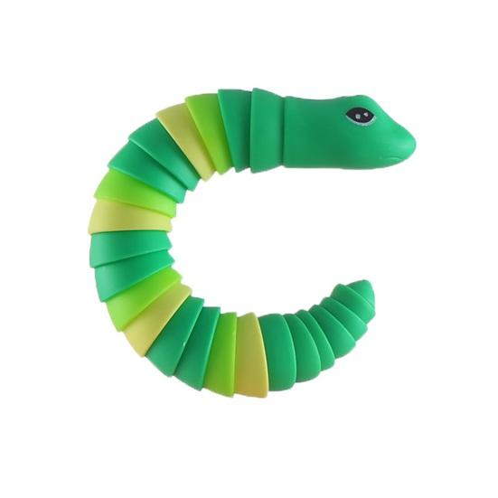 Jucărie Fidget Flexibilă Amuzant Educațional Portabil Reducerea stresului Decompresie Copii Adulti Șarpe Senzorial