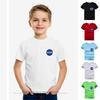 Premium Qualität Nasa Weltraum Astronaut T-Shirt Für Jungen Und Mädchen Kinder Rundhals Kurzarm