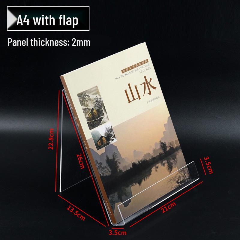 Xybp Transparent Acrylic Phone & Book Display Stand for Laptops