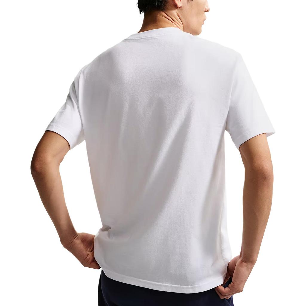 Nike Sportswear T Shirts Men's White Crew Neck Moderate IH1150-100