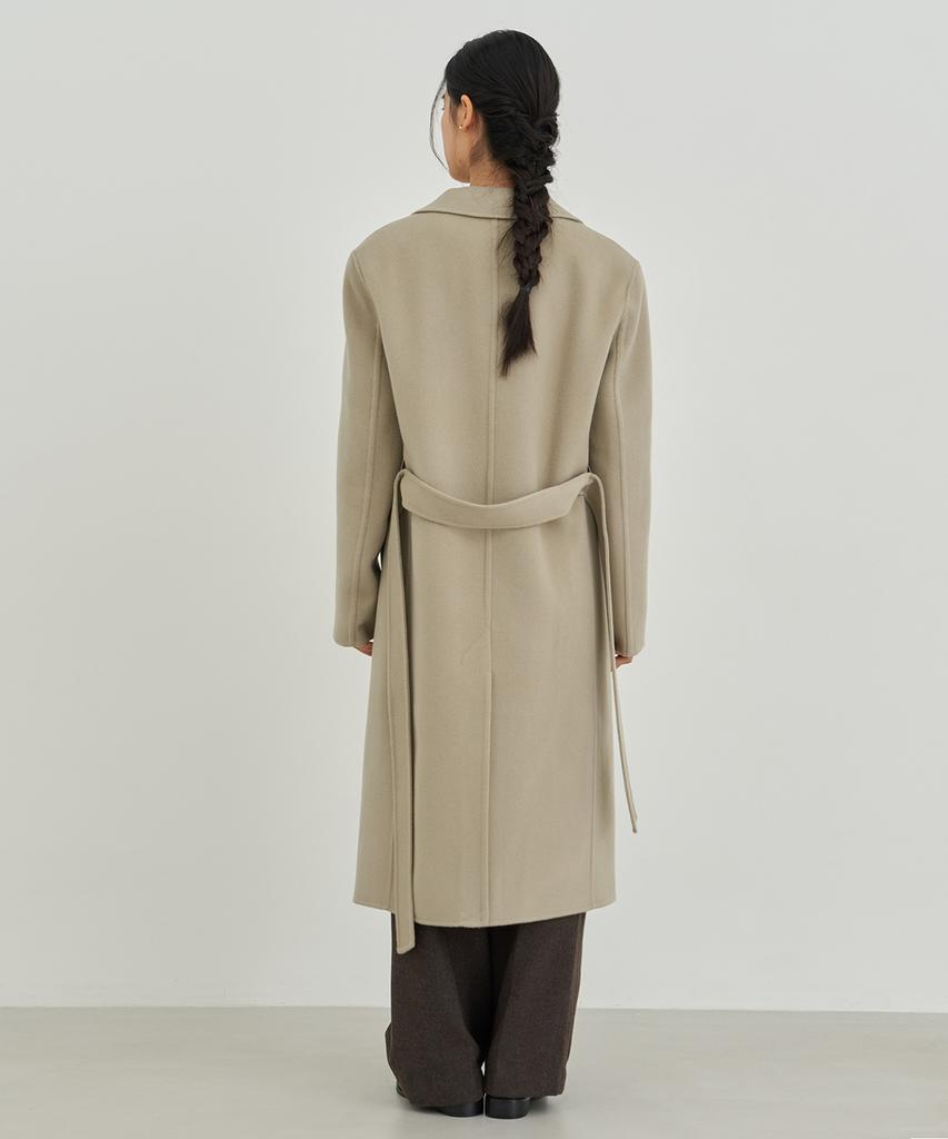 Aure Seoul Oversized Double Coat [Beige]