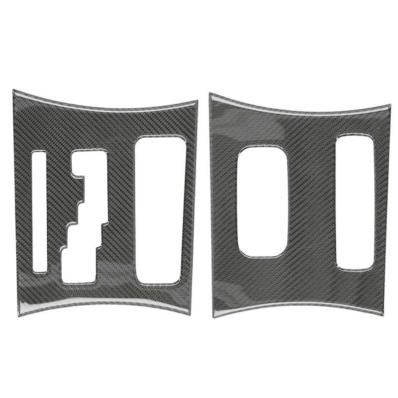 Decoração do Painel de Engrenagens do Console Central em Fibra de Carbono para Dodge Charger 2011 2012 2013 2014 Carro