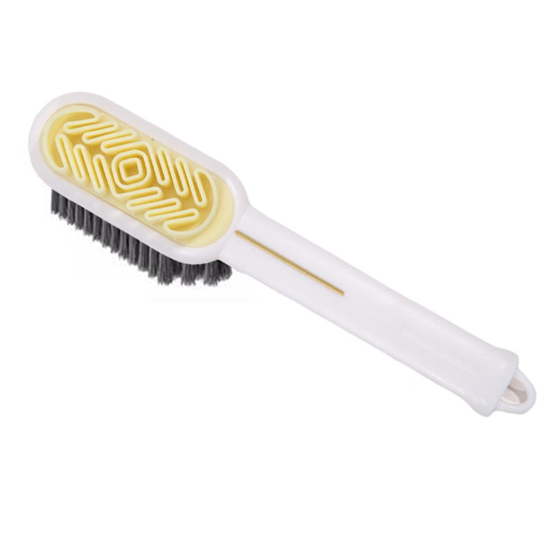2 Sided Long Handle Suede Cleaning Brush Shoe Brush Sneakers Cleaner Shoes Stain Dust Boot Cleaner Stain Removal Rubber Brush