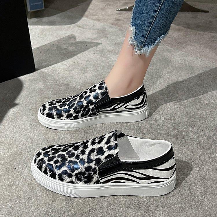 New European and American Style Large Size Flat Single Shoes Women's Shoes 35-43 Casual Shoes