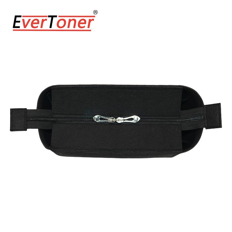 EverToner Premium Filz-Einlage für Y-S-L LE37 Eimer-Tasche Reise-tauglicher Make-up-Organizer mit Mehrfach-Taschen-Aufbewahrung