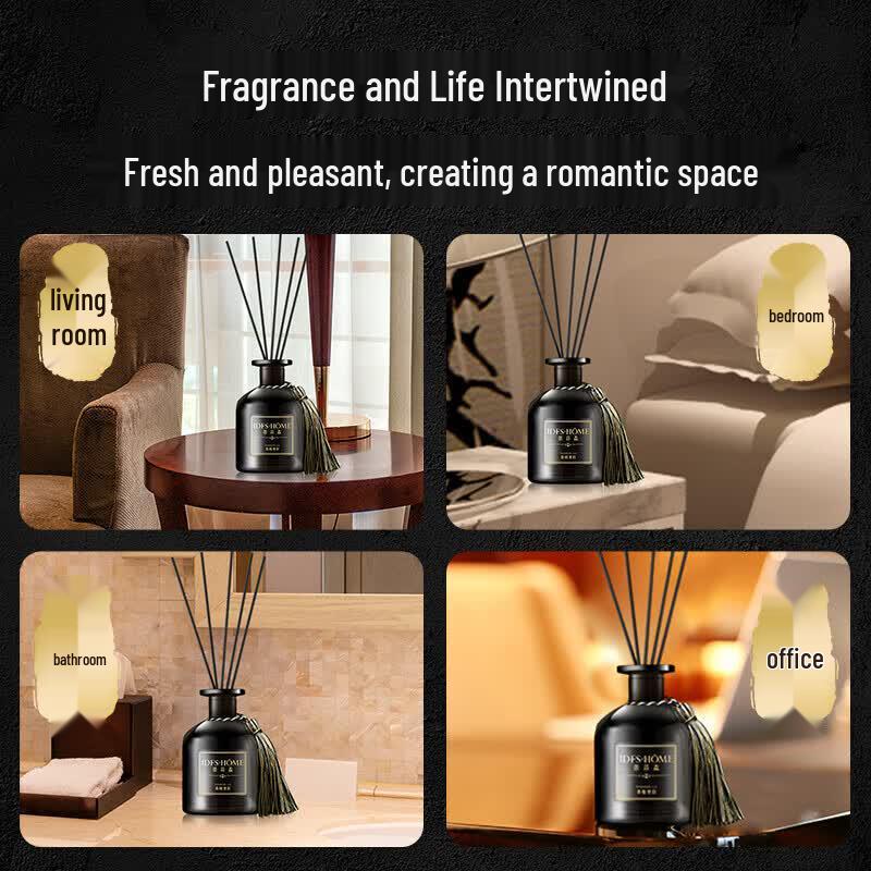 Diffie's Black Bottle Flameless Reed Diffuser