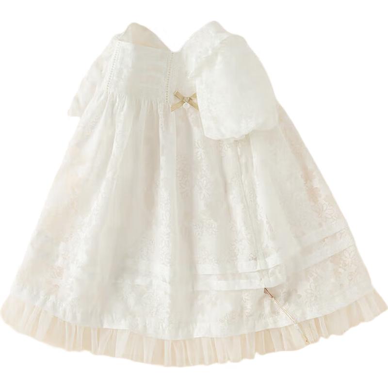 

David & Bella Girls Bubble Sleeve Mesh Dress 110cm