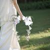 Artificial Silk Flower Bouquet for Bride with Realistic Looking Handheld Bouquet for Engagement Anniversaries Parties