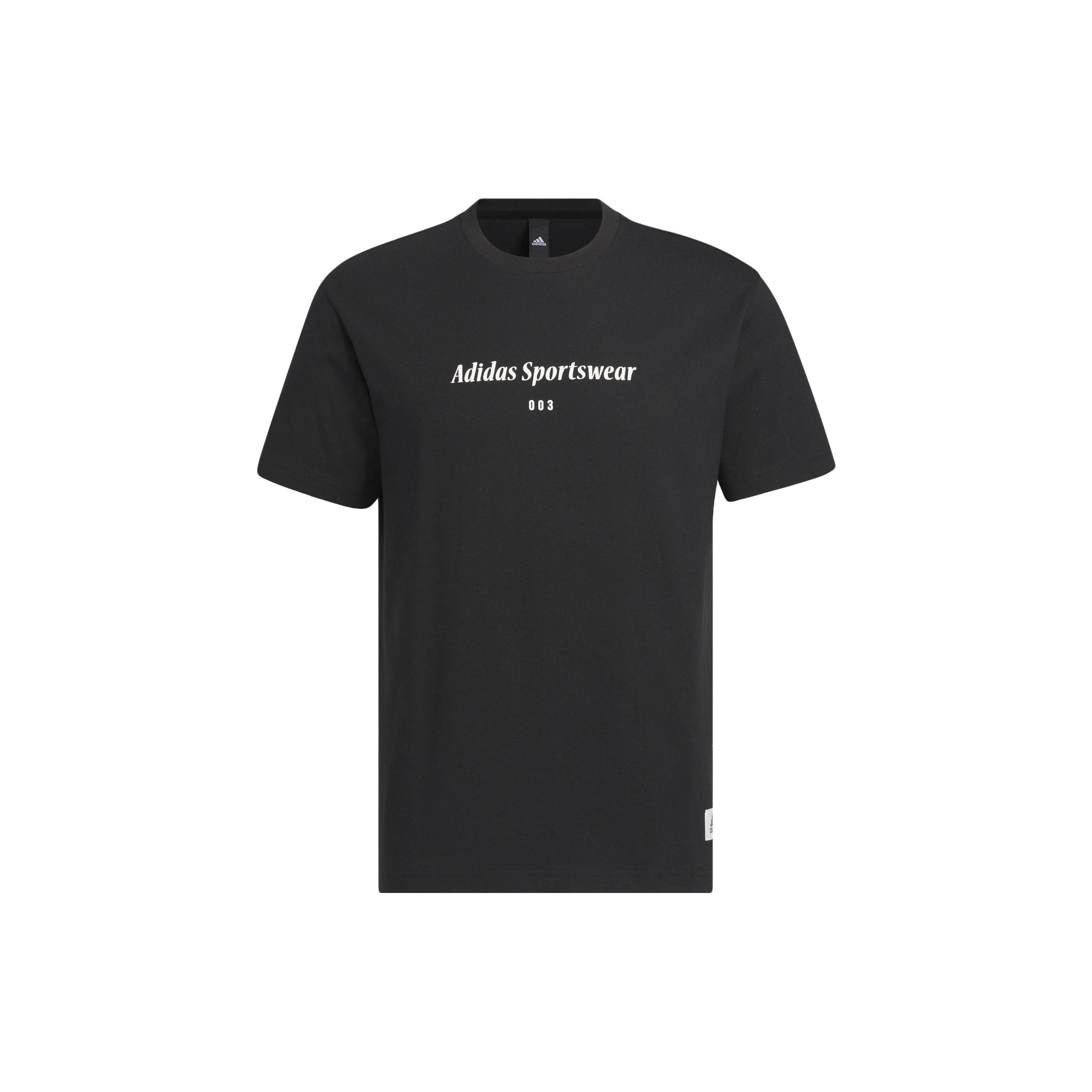 

New Adidas Set in Sleeve T Shirt Men s Black IP4991 S