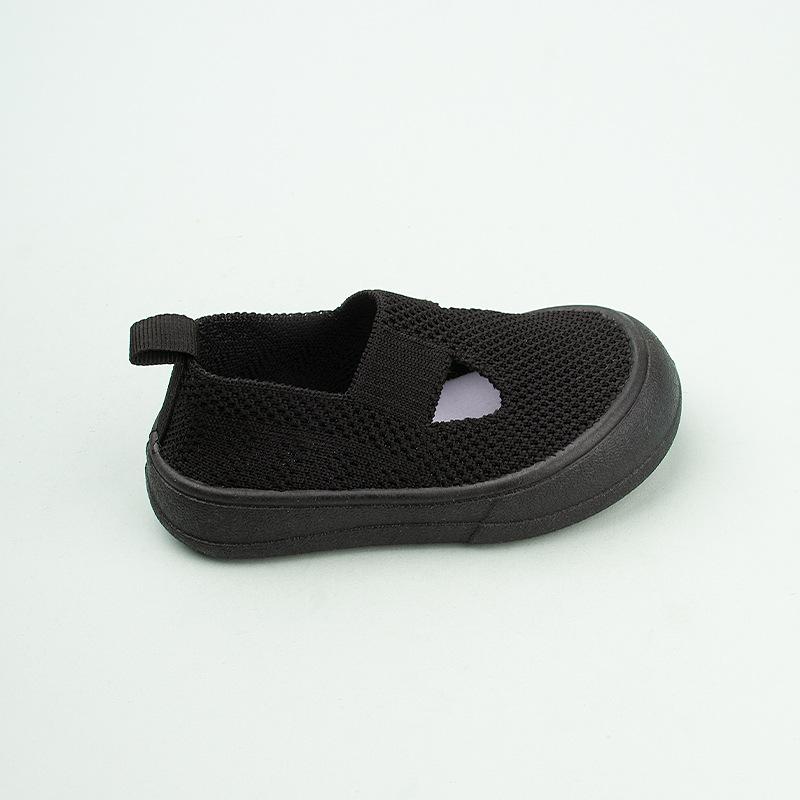 

Anti-slip Shoes with Soft Soles, Girls Thick-soled Shoes 27 чорний