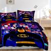3pcs Batman Duvet Cover Set, 1 Duvet Cover + 2 Pillowcases (No Insert), High-Definition Print for All Seasons,Durable yy251103051