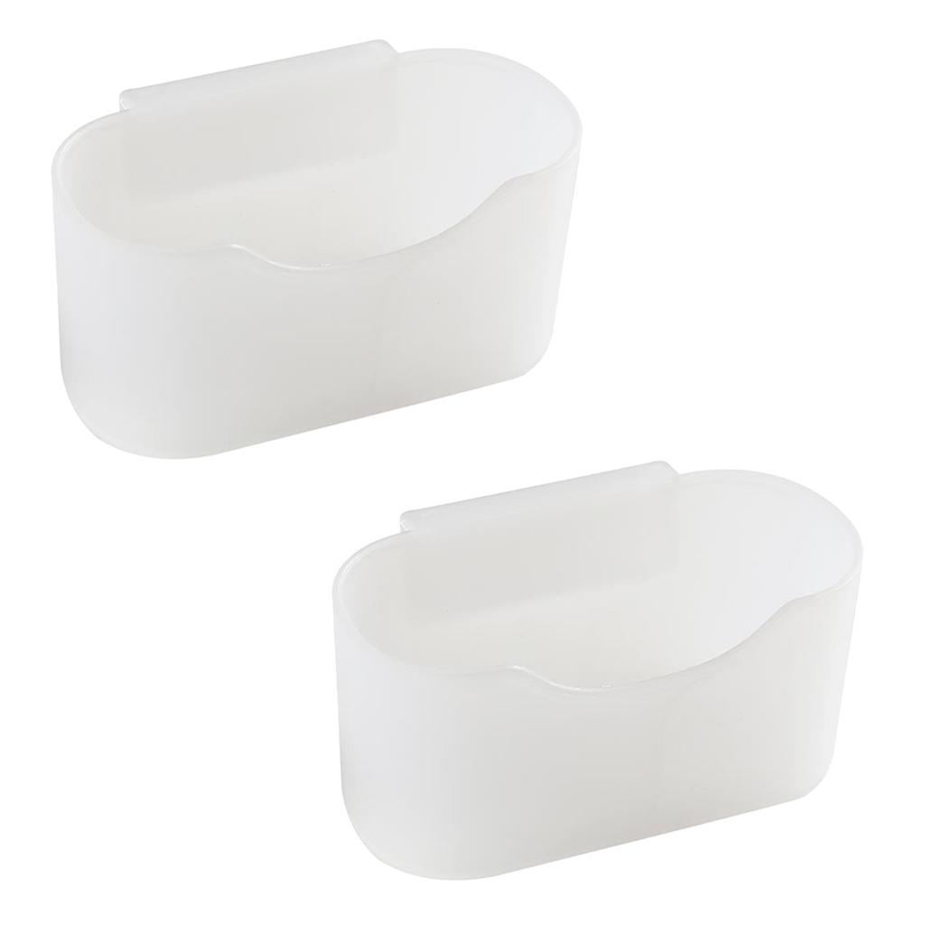 2 buc. Organizator pentru ușa frigiderului, care economisește spațiu, cu gură largă, container glisant mobil pentru alimente pentru frigider 