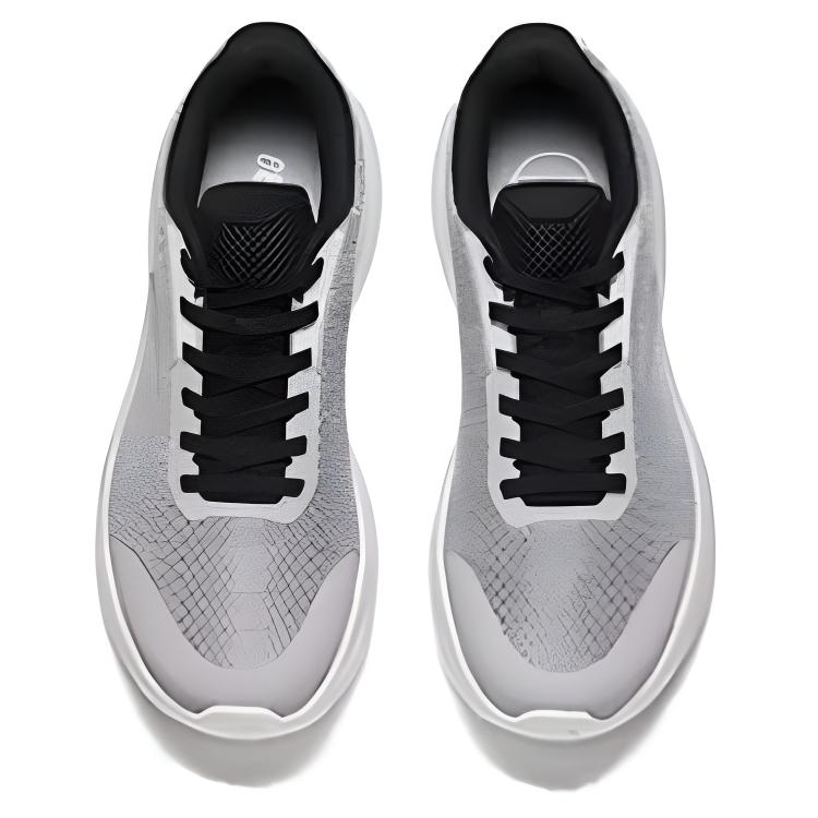 Anta Serie Corsa Semplici Comode Resistenti Traspiranti Leggere Scarpe Basse da Sprint Uomo Sneakers Grigio Piccione Nero 912545505-3