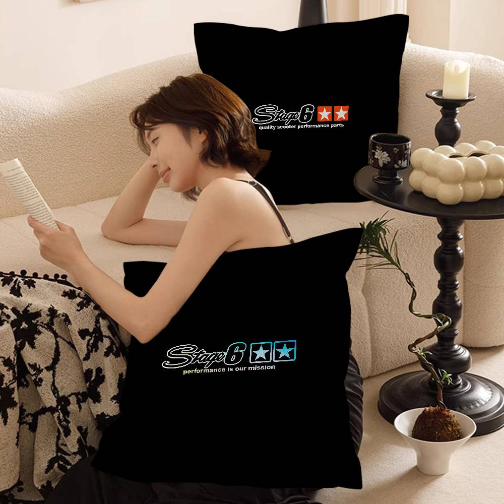 Fashion S-Stickers S-Stages 6 Personalized Pillow Cover Kids Bedroom Wild Party Decor Pillowcase Kid Birthday Shower Gift