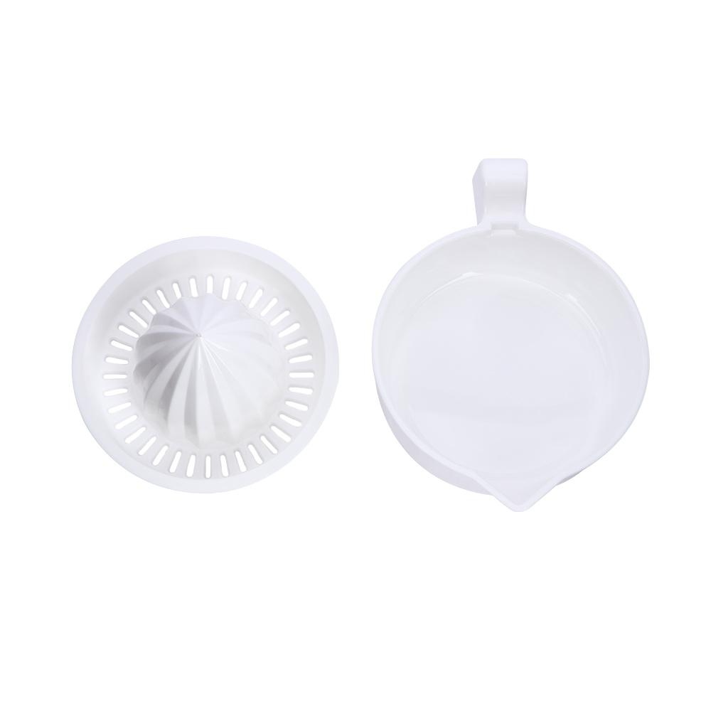 

Здоровая жизнь Пластиковый кухонный инструмент Соковыжималка для цитрусовых Питьевой лимон Фрукты для апельсина Ручная соковыжималка белый